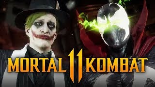 Mortal Kombat 11 - Spawn NEW Intro Dialogue VS The Joker!