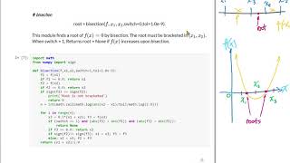 4.2 - Roots of Equations - Bisection Method with Python Code and Example