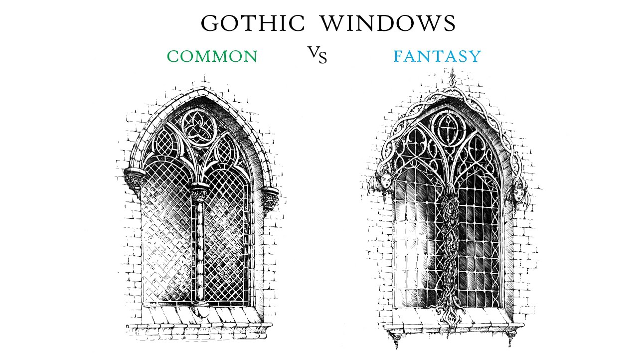 Easy Gothic Drawings In Pencil