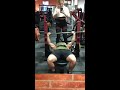 127.5kg x5 benchpress 19 y.o road to 180 kg