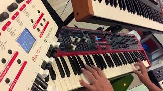 Ferrofish B4000+ and HK Rotosphere   VS   Nord Stage 3 Organ