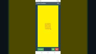 Draw a Spiral Square Pattern using Turtle module in Python
