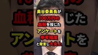 奥谷委員長が100万円の血税を投じたアンケートを参考程度と発言し大炎上 #奥谷謙一 #政治 #海外の反応 #wcjp