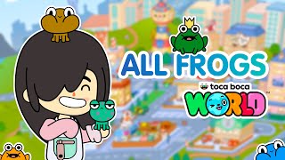 ALL the FROGS in TOCA BOCA WORLD 🐸