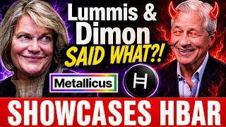 ⚠️Metallicus and HBAR Holders! Listen To This! Lummis and Dimon Said What?!
