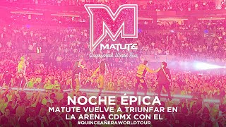 Matute triunfó una vez mas en la Arena CDMX con Quinceañera World Tour