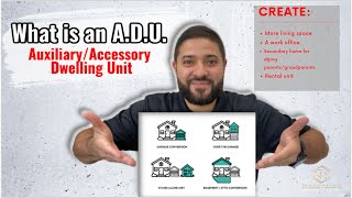 What is an ADU? Auxiliary Dwelling Unit/Accessory Dwelling Unit