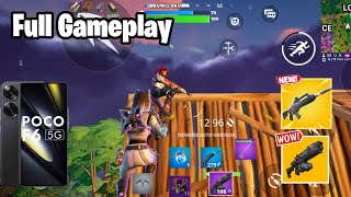 FORTNITE MOBILE GAMEPLAY CHAPTER 6 POCO F6 | ADAMAS | FORTNITE MOBILE ANDROID GAMEPLAY 2025