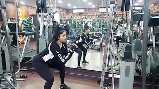 South Indian Actress Namitha's Workout Video.