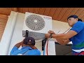 ac sharp wall mounted inverter installation airconditioner splittype acinstallation sharp