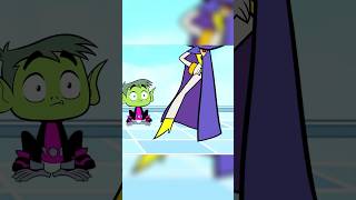 Raven shows off her Legs! #reels #dc #funny #shorts #teentitansgo #cartoon