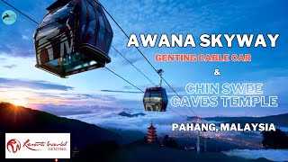 Awana Skyway Cable Car and Chin Swee Caves Temple | Genting Highlands Malaysia 2024