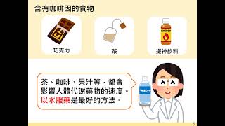 民眾正確用藥宣導 常見的飲食、保健食品與藥物交互作用