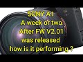 Sony A1 FW v2.01 update how is it performing ?