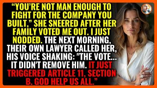 THEY VOTED OUT THE FOUNDER, SO HE ACTIVATED THE HIDDEN CLAUSE THAT BROKE THEM
