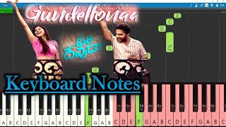 Gundellonaa Song Keyboard Notes | Leon James | Anirudh | Vishwak Sen | Ori Devuda