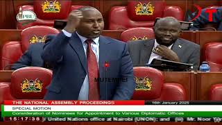 DRAMA IN PALIARMENT AS MP`S CLASHES BADLY WHILE APPROVING RUTO`S AMBASSADORS