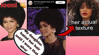 Zendaya Wears 4c Hair Wig for Clout| Why Natural Hair Representation From Biraci
