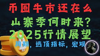 币圈牛市还在么, 我们究竟处在哪个阶段, 山寨季何时来? 从四个方面分析2025行情