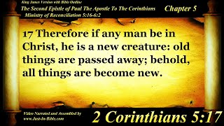 2 Corinthians Chapter 5 - Bible Book #47 - The Holy Bible KJV Read Along Audio/Video/Text