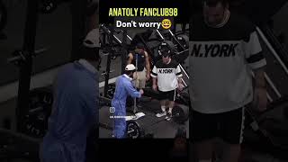 Elite powerlifter Anatoly pretended to be cleaner#gym #prank #anatoly