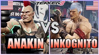 Tekken 8  ▰  Anakin (#1 Jack 8) Vs Inkognito (Bryan) ▰ High Level Matches!