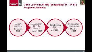 Public Information Presentation John Laurie Blvd. N.W. Restoration \u0026 Reconstruction