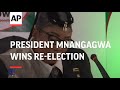 Zimbabwean President Emmerson Mnangagwa wins re-election say officials