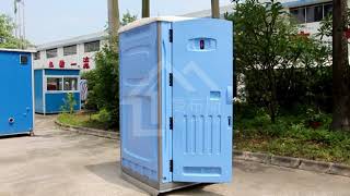 Moneybox Lightweight Plastic Portable Toilet Cabin with Water Tank and Waste Tank