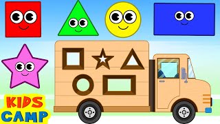 Learn Shapes for Kids in the City | Best Learning Videos for Toddlers | @kidscamp