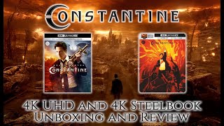 CONSTANTINE - 4K UHD and 4K Steelbook Unboxing and Review