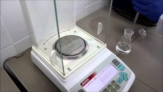 Back acidimetric titration