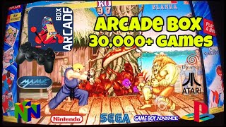 ARCADE BOX Emulator Video Game 64GB Console Review | 33,400+ Games Included