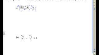 MFM 2P U3L4 - Solving Multistep Equations