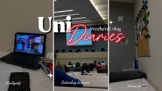 STUDENT LIFE IN RUSSIA 🇷🇺 || weekend vlog, Saturday lectures, studying, international student in Ru.