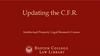 Updating the CFR