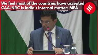 Most countries have accepted CAA-NRC is India's internal matter: MEA