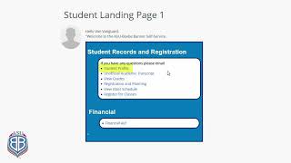 Banner Self Service - View Your Class Schedule