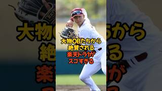 大物OBたちから絶賛される楽天ドラ1がスゴすぎる... #プロ野球