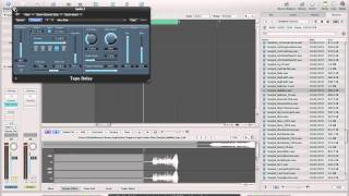Logic Pro 9 - Reverse Delay Tutorial