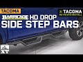 Tacoma Barricade HD Drop Side Step Bars (2005-2019 Double Cab) Review & Install