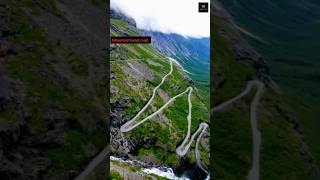 A Mountain bend Road with river🛣️😘🤔#shorts #nature #mountains #travel #explore