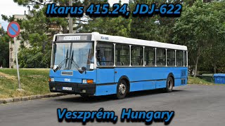 2016.07.13. - Utazás a JDJ-622-vel (Ikarus 415) a veszprémi 3-as járaton