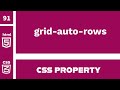 CSS Property : grid-auto-rows explained !