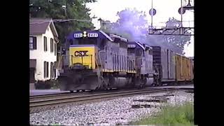 CSX early years my favorite runbys 1990s ( Revised)