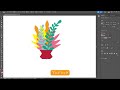 ダイレクト選択ツールで花瓶の形を変えよう（illustrator よくばり入門）