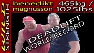 Benedikt Magnusson Equals Eddie Hall's Deadlift World Record