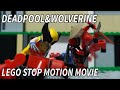 Lego Deadpool and Wolverine stop motion