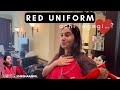 Red Uniform Achi lagegi? | Air India Cabincrew Uniform | Cabincrew | Megha Abrol Vlogs