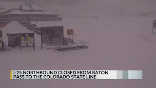 ‘Blizzard conditions’ forces closure of I-25 north from Raton to Colorado state line